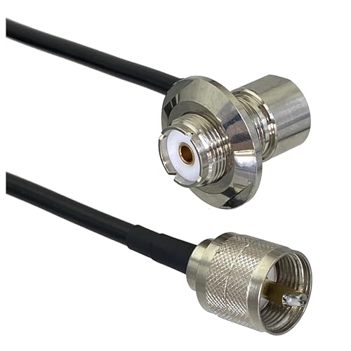 LIUCH RG58 UHF-Buchse Schott rechtwinklig for UHF PL259-Stecker RF Jumper Pigtail Kabel 6 Zoll ~ 50M(12inch (30CM)) von LIUCH