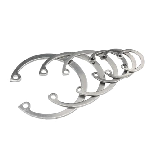 LIUCH Sicherungsringe Typ C for Loch 304 SUS Loch Sicherungsring Lagerhalter Metall Innensicherungsring Sprengring M8M9M10M11 bis M72(M42-5Pcs) von LIUCH