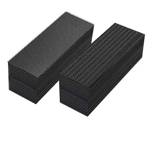 LIUCH Starke Aufkleber zur Teppichbefestigung, selbstklebendes Klettband, schwarzes Pad, doppelseitige Matte, fester Flicken, rutschfester Bodenbelag for den Heimboden(Rectangle- 16x70mm,24sets (48pcs LIUCH Starke Aufkleber zur Teppichbefestigung, selbstklebendes Klettband, schwarzes Pad, doppelseitige Matte, fester Flicken, rutschfester Bodenbelag for den Heimboden(Rectangle- 16x70mm,24sets (48pcs von LIUCH