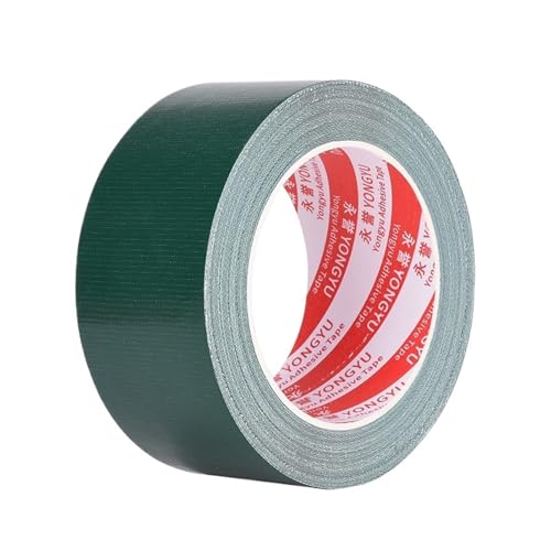 LIUCH Starkes Gewebe-Klebeband, wasserdichtes Reparaturband for Zelte, Gepäck, spurlose Bündelklebebänder, Teppich-fixiertes beschreibbares Spezialband(Green tape,50M_25MM) von LIUCH
