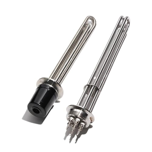 LIUCH Tri Clamp Heizelement G2"/1,5" Zehn Rohr Elektrische Heizung for Brauen 1,5 KW-12 KW SUS304 220 V pc(2inch63mm 220V 3KW) von LIUCH