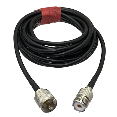 LIUCH UHF PL259 Stecker auf UHF SO239 Buchse Gerade Crimp RG58 Kabel Jumper Pigtail 4 Zoll ~ 20M(1.5M) von LIUCH