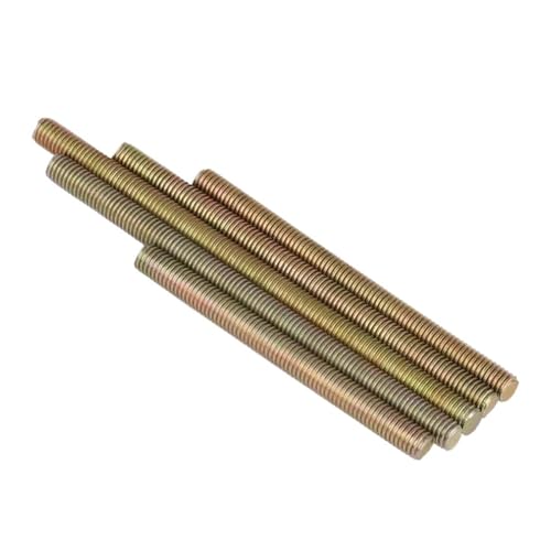 LIUCH Vollgewindestange aus Kohlenstoffstahl, Farbe Zink, Gewindestange M6 M8, Länge 25 mm ~ 140(M8x120mm-(3pcs)) von LIUCH