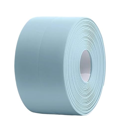 LIUCH Wasserdichte Dichtungsbandstreifen PVC Selbstklebender Wandaufkleber for Badezimmer Dusche Bad Dichtung Dichtungsstreifen Küchenspüle Schimmelfest(Blue,9.6M(31.5 FEET)_3.8CM(1.5INCH)) von LIUCH