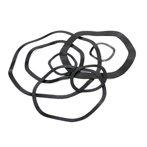 LIUCH Wellenfederscheibe 65Mn Kohlenstoffstahl M3 M4 M5 M6 M8 M10-M118 Schwarze Wellendichtung Federdichtung Elastische Unterlegscheiben(M3x6x0.25(50pcs)) von LIUCH