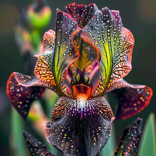 (LIUGCD) Schwertlilien/Iris winterhart - Mehrere Köpfe, doppelte Blütenblätter, kältebeständig, mehrjährig- leicht zu züchten von LIUGCD