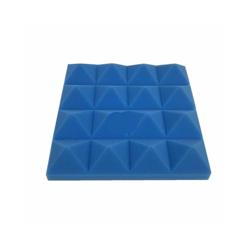 60Pcs 250x250x50mm Studio Akustische Schalldichte Schaum Pyramide Sound Absorption Behandlung Panel Fliesen Schutz Schwamm Für Auto, Studio, Zuhause(Blue) von LIUHLFSR