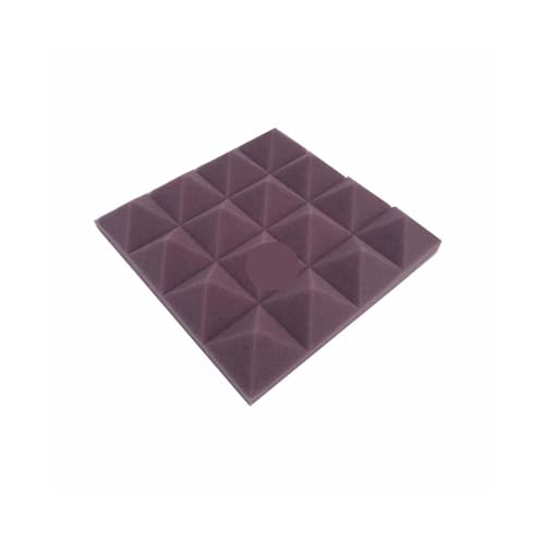 60Pcs 250x250x50mm Studio Akustische Schalldichte Schaum Pyramide Sound Absorption Behandlung Panel Fliesen Schutz Schwamm Für Auto, Studio, Zuhause(Purple) von LIUHLFSR