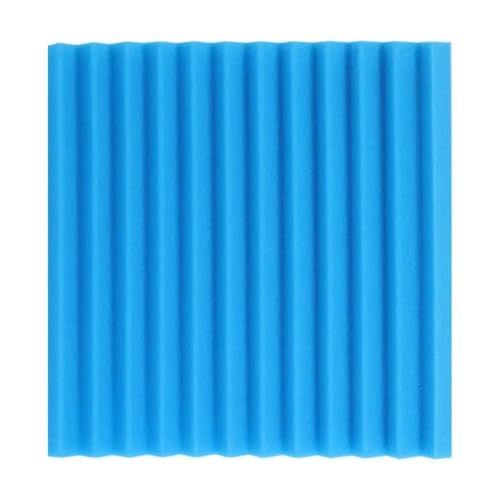 Akustikschaumplatten Isolierung Schallschutz Schaumstoffplatte Dreieckige Rillen Schallabsorbierende Wandpaneele Für Auto, Studio, Zuhause(Blue) von LIUHLFSR