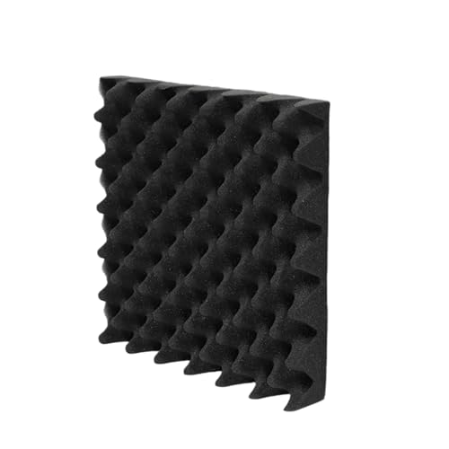 Eiertrog, selbstklebende schalldichte Schaumstoffplatten, dichte Wandaufkleber, Akustikplatte, Heimstudios, Geräuschdämmung, 30 x cm Für Auto, Studio, Zuhause(4 PCS_2.5CM) von LIUHLFSR