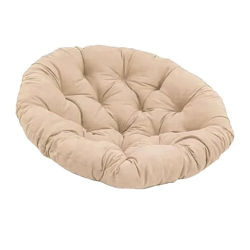 LIUHLFSR 1 stück wasserdichte Stuhl Schaukel Kissen Hängenden Korb Papaya Runde 60x60 cm Home Textile Zubehör Für Garten, Außen und Innen(A) von LIUHLFSR