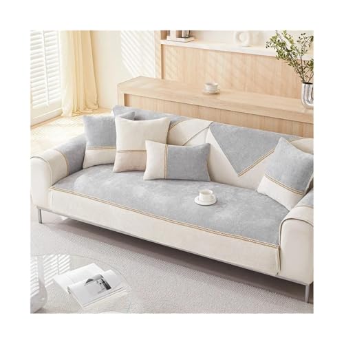 LIUHLFSR 1PC Chenille Sofa Sitzbezug for Wohnzimmer rutschfeste Couch Matte Handtuch weiche Ecke Sofa Schonbezug Sitz Home Schutzpolster für U Form L Form Sektionssofa(A5,70x70cm 1pc A) von LIUHLFSR