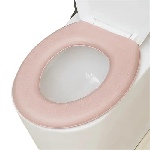 LIUHLFSR 2 PCS Toilettensitzbezug Wasserdichter Aufkleber Waschbarer Schaum Tragbare Silikontasse Badezimmerzubehör Passt Auf Die Meisten Toilettensitze(Color-C) von LIUHLFSR