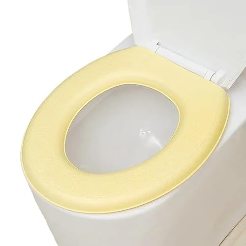 LIUHLFSR 2 PCS Toilettensitzbezug Wasserdichter Aufkleber Waschbarer Schaum Tragbare Silikontasse Badezimmerzubehör Passt Auf Die Meisten Toilettensitze(Color-D) von LIUHLFSR