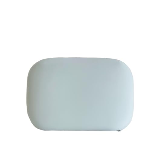 LIUHLFSR 34x24cm Kleines Brot-Nickerchenkissen Memory Foam Puffy Office Four Seasons Rebound Soft Cool Ice Silk Polyesterfaser Für Seiten-, Bauch- Und Rückenschläfer(Blue) von LIUHLFSR