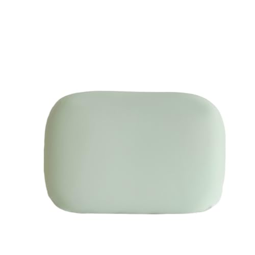 LIUHLFSR 34x24cm Kleines Brot-Nickerchenkissen Memory Foam Puffy Office Four Seasons Rebound Soft Cool Ice Silk Polyesterfaser Für Seiten-, Bauch- Und Rückenschläfer(Green) von LIUHLFSR