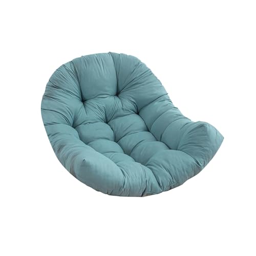 LIUHLFSR Egg Chair Ersatzkissen Schaukelstuhlkissen Hängekorb Sitzkissen for Hängematte Hängesessel Büros Balkon Terrasse Für Garten, Außen und Innen(Gray Green) von LIUHLFSR