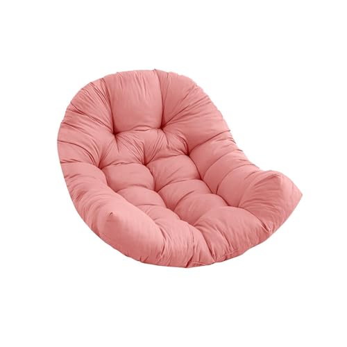 LIUHLFSR Egg Chair Ersatzkissen Schaukelstuhlkissen Hängekorb Sitzkissen for Hängematte Hängesessel Büros Balkon Terrasse Für Garten, Außen und Innen(Pink) von LIUHLFSR