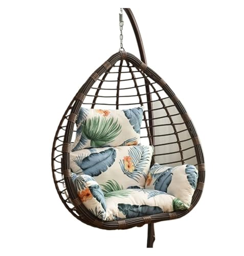 LIUHLFSR Eierschaukelkissen, kein Stuhl, Hängemattenkorbpolster for den Innen- und Außenbereich, Garten, Innenhof, Heimdekoration Für Garten, Außen und Innen(Besige) von LIUHLFSR