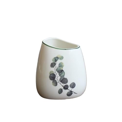 LIUHLFSR Grüne Pflanze Badezimmerzubehör-Set Seifenspender/Zahnbürstenhalter/Becher/Seifenschale Badezimmerprodukte Für Küche und Bad(Toothbrush Holder) von LIUHLFSR