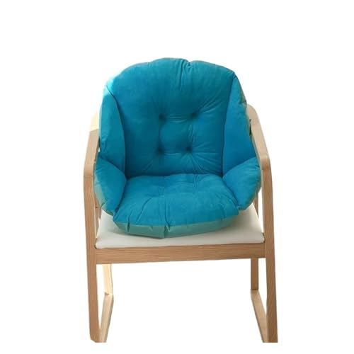 LIUHLFSR Hängematten-Schaukelstuhlkissen, Hängekorb-Sitzkissen, weiches Hänge-Eierstuhl-Rückenkissen for drinnen und draußen Für Garten, Außen und Innen(Blue) von LIUHLFSR