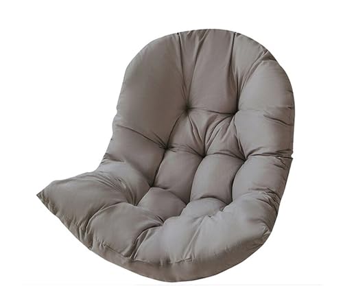 LIUHLFSR Hängesessel-Kissen for Gartenschaukeln im Freien, Sitzkissen for Hängesessel, Rückenlehnenkissen Für Garten, Außen und Innen(Dark Grey) von LIUHLFSR