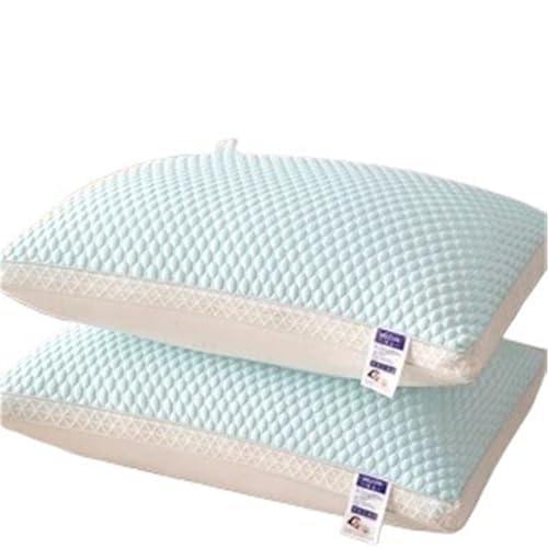 LIUHLFSR Ice Silk Kissen for Sommer Atmungsaktivität Nackenschutz Kühlung Kern Männlich Familie Paar Set Studentenwohnheim Für Seiten-, Bauch- Und Rückenschläfer(Color 2) von LIUHLFSR