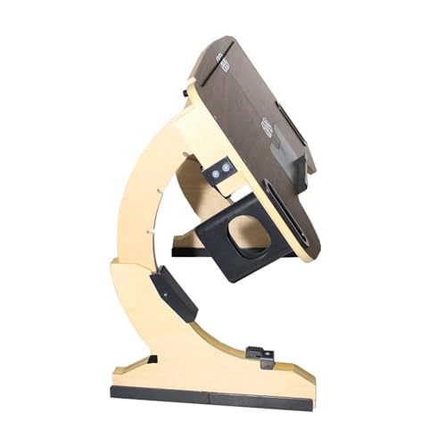 LIUHLFSR Klappbarer Betttisch, Laptop-Computer-Schreibtische, Faltbarer, anhebbarer mit Holzstütze, for Zusammenklappen und Anheben for Bett-Lazy People Für Bett, Sofa und Arbeit(A) von LIUHLFSR