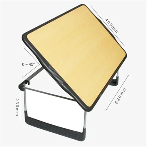 LIUHLFSR Klappbett Tisch Computer Schreibtisch Bett Einstellbar Kleinen Klapp Erkerfenster Notebook Halterung Student Wohnheim Oberen Für Bett, Sofa und Arbeit von LIUHLFSR