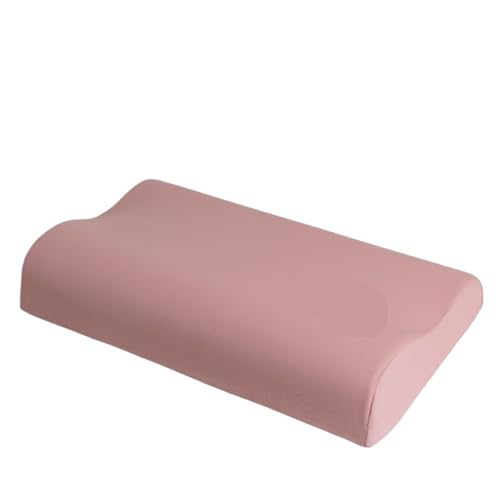 LIUHLFSR Sommerkühles Memory Foam-Kissen for Schutz der Halswirbelsäule und zur Unterstützung des Schlafs zu Hause for Erwachsene Für Seiten-, Bauch- Und Rückenschläfer(Pink) von LIUHLFSR