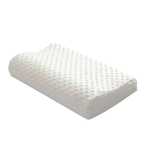 LIUHLFSR Space Memory Foam Kissen Wave Erwachsene Nacken Student Single Slow Rebound Core Fiber Komfort Schlafen Gesundheitswesen Orthopädische Für Seiten-, Bauch- Und Rückenschläfer(White) von LIUHLFSR