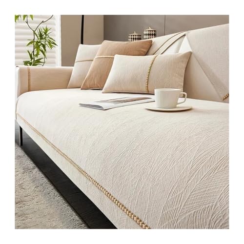 LIUHLFSR Universal-Sofabezug for Vier Jahreszeiten, Chenille-Wickelbezug for die Seite, Anti-Kratz-Couchschutzmatte for Wohnzimmerteppiche für U Form L Form Sektionssofa(H,90x240cm 1pcs) von LIUHLFSR