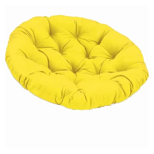 Schaukel Hängekorb Sitz Runde Füllung Kissen Rattan Stuhl Pad Garten Korb Indoor Outdoor Entspannen Sofa Für Garten, Außen und Innen(11,50x50cm only Cushion) von LIUHLFSR
