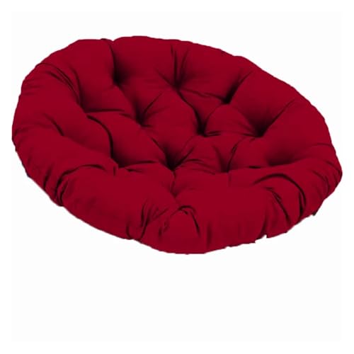 Schaukel Hängekorb Sitz Runde Füllung Kissen Rattan Stuhl Pad Garten Korb Indoor Outdoor Entspannen Sofa Für Garten, Außen und Innen(6,50x50cm only Cushion) von LIUHLFSR