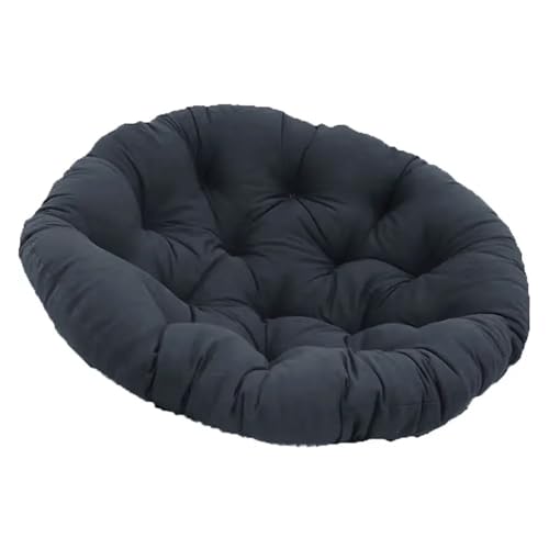 Schaukel Hängekorb Sitz Runde Füllung Kissen Rattan Stuhl Pad Garten Korb Indoor Outdoor Entspannen Sofa Für Garten, Außen und Innen(8,50x50cm only Cushion) von LIUHLFSR