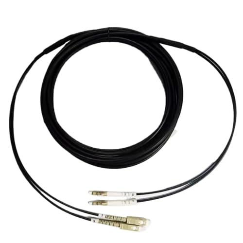 LIUHUANL 2-adriges Glasfaser-Patchkabel, 5 mm, Multimode (2 m, 5 Stück SC-SC) von LIUHUANL