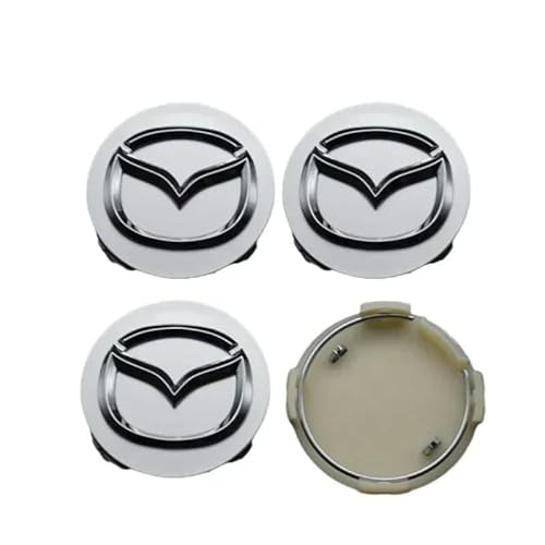 LIUIN 4 Stück Auto Rad Nabenkappen für Mazda 2 I Bj. 2003-2007, Radnabenkappen Staubdicht Nabendeckel Radnabenabdeckung Auto Radmittenabdeckungs,56mm-B LIUIN 4 Stück Auto Rad Nabenkappen für Mazda 2 I Bj. 2003-2007, Radnabenkappen Staubdicht Nabendeckel Radnabenabdeckung Auto Radmittenabdeckungs,56mm-B von LIUIN
