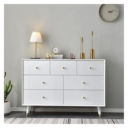 LIUJHGH Kommode mit Schubladen, Stoffaufbewahrung, hohe Kommode für Schlafzimmer, Flur und Kleiderschrank von LIUJHGH