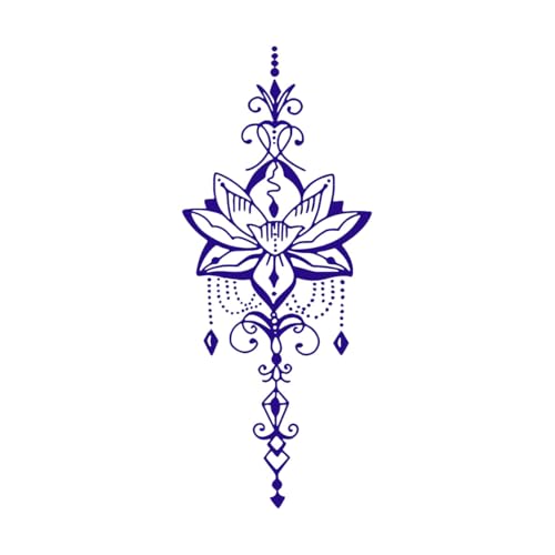 Mandala Lotus Pfeil Yoga Studio Wandaufkleber Schlafzimmer Lotusblume Wandtattoo Vinyl Wohnkultur-S-24x57cm-Dark Blue Mandala Lotus Pfeil Yoga Studio Wandaufkleber Schlafzimmer Lotusblume Wandtattoo Vinyl Wohnkultur-S-24x57cm-Dark Blue von LIUJIAHAO