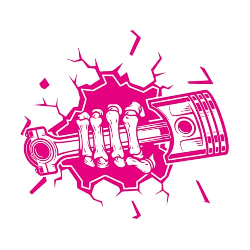 Moderne Smash Skelett Kolben Mechaniker Wand Aufkleber Garage Auto Auto Reparatur Service Wand Aufkleber Mann Höhle Vinyl Hause-L-59x64cm-Rose Red Moderne Smash Skelett Kolben Mechaniker Wand Aufkleber Garage Auto Auto Reparatur Service Wand Aufkleber Mann Höhle Vinyl Hause-L-59x64cm-Rose Red von LIUJIAHAO