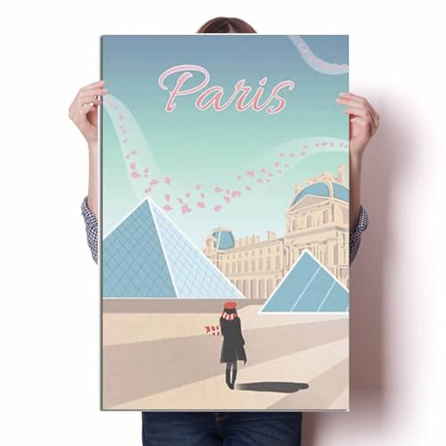 LIULAG Kunstdrucke 30x45cm Ungerahmt Frankreich Paris Vintage Reise Poster Haus Bild Leinwandbilder Badezimmer Wandkunst Bar LIULAG Kunstdrucke 30x45cm Ungerahmt Frankreich Paris Vintage Reise Poster Haus Bild Leinwandbilder Badezimmer Wandkunst Bar von LIULAG