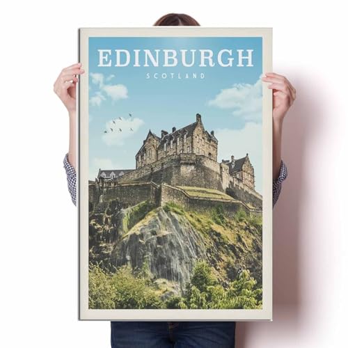 LIULAG Kunstdrucke 50x70cm Ungerahmt Schottland Edinburgh Vintage Reiseplakat Innengemälde Badezimmer Vintage Büro Bar LIULAG Kunstdrucke 50x70cm Ungerahmt Schottland Edinburgh Vintage Reiseplakat Innengemälde Badezimmer Vintage Büro Bar von LIULAG