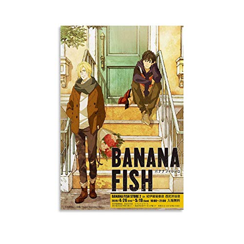 LIULANG Ash Banana Fish Poster Leinwand Kunst Poster und Wandkunst Bilddruck Moderne Familienzimmer Dekor Poster 12x18inch(30x45cm) von LIULANG
