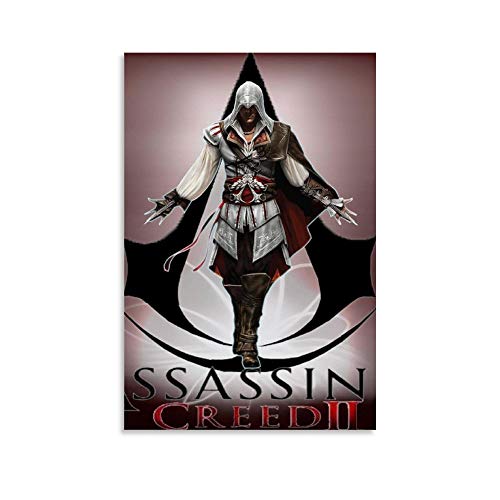 LIULANG Assassin's Creed 2 Png Leinwand Kunst Poster und Wandkunst Bilddruck Moderne Familienzimmer Dekor Poster 16x24inch(40x60cm) von LIULANG