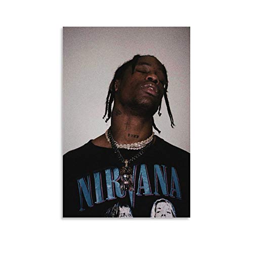 LIULANG Blusa Do Travis Scott Poster dekorative Malerei Leinwand Wandkunst Wohnzimmer Poster Schlafzimmer Malerei 16x24inch(40x60cm) von LIULANG