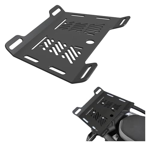 LIULAOGEN Motorrad Hinten Solo Sitzgepäckträger für K&awasaki KLR650E KLR650 KLR 650 E 650E 2008-2024, Motorrad Hinterradgepäckträger Motorrad Gepäckträger Unterstützung Regal Zubehör von LIULAOGEN