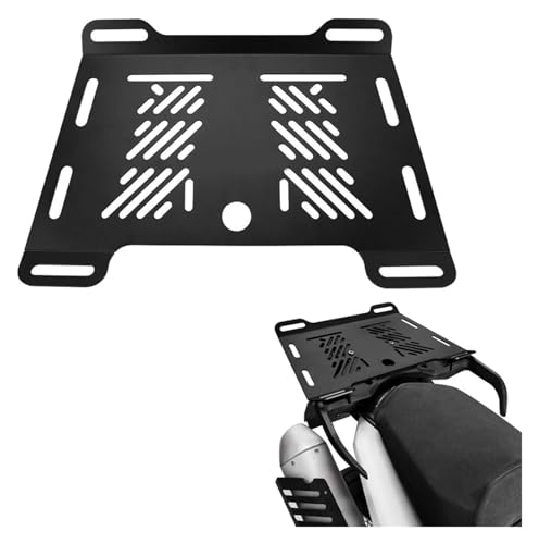LIULAOGEN Motorrad Hinten Solo Sitzgepäckträger für K&awasaki ZX-14 ZX-14R ZZR1400 Super Sherpa Versys 650/1000, Motorrad Hinterradgepäckträger Motorrad Gepäckträger Unterstützung Regal Zubehör von LIULAOGEN