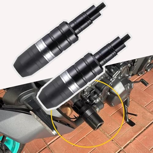 LIULAOGEN Motorrad-Rahmenschieber für BMW R 1200 GS LC R1200GS ADV R1250GS Adventure, Motorrad-Auspuffschieber Anti Crash Sturzschutz Frame Sliders Motorrad-Auspuff-Rahmenschieber Motorradzubehör von LIULAOGEN