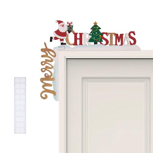LIULINY Weihnachtsdeko Türrahmen, Weihnachten Türrahmen Deko Weihnachtsmann, Christmas Decorations Türecke, Weihnachten Tür Abdeckung Dekoration, für Wände Türen Fenster Weihnachtsecktürrahmen Deko LIULINY Weihnachtsdeko Türrahmen, Weihnachten Türrahmen Deko Weihnachtsmann, Christmas Decorations Türecke, Weihnachten Tür Abdeckung Dekoration, für Wände Türen Fenster Weihnachtsecktürrahmen Deko von LIULINY