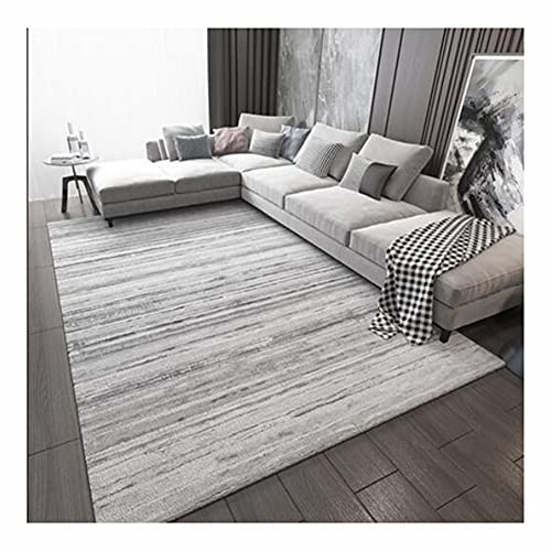 LIUNA Polyester Teppich Wohnzimmer Schlafzimmer Essecke modern Teppich Großer Flaum weich Hartholz Teppich Fußboden Bereich voller Teppich (Size:280x180cm,Color:4) von LIUNA